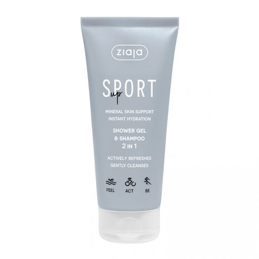 Gel de Duche e Champô Desportivo 2 em 1 200 ml - Ziaja - 1