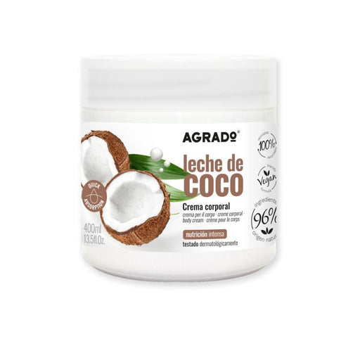 Creme Corporal Leite de Coco 400ml - Agrado - 1