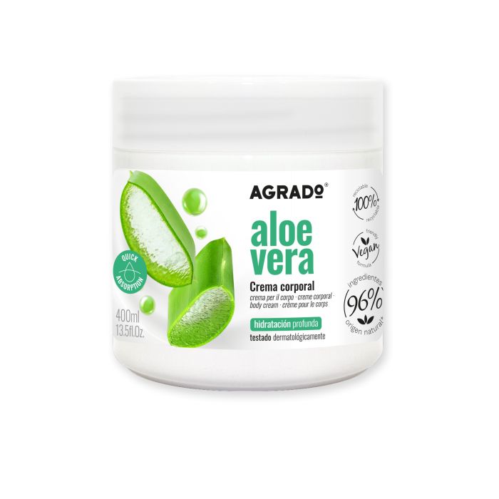 Creme Corporal Aloe Vera 400ml - Agrado - 1
