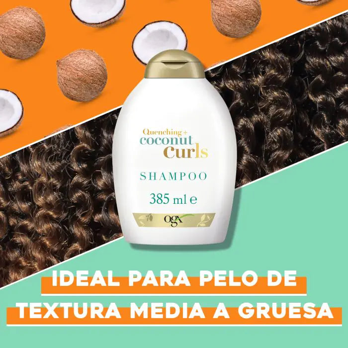 Shampoo de Coco para Cachos e Ondas 385 ml - Ogx - 4