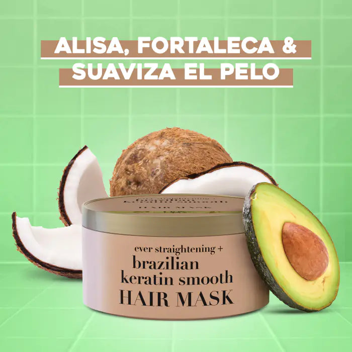 Máscara Capilar Brazilian Keratin Smooth 300ml - Ogx - 5