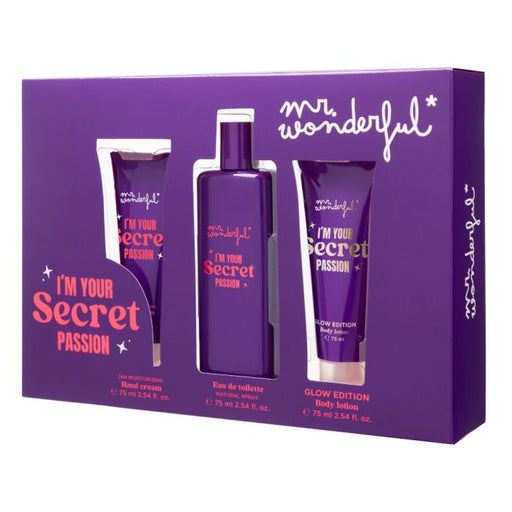 Conjunto I'm Your Secret Passion Eau de Toilette 75 ml - Mr. Wonderful - 1