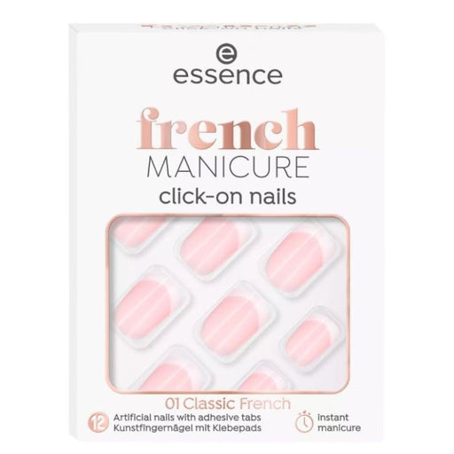 Unhas Artificiais French Manicure Click-on - Essence: 01 - Classic French - 1