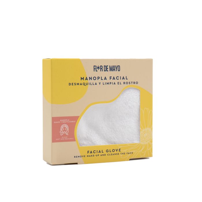 Luva Facial Remove a Maquiagem e Limpa o Rosto - Flor de Mayo - 1