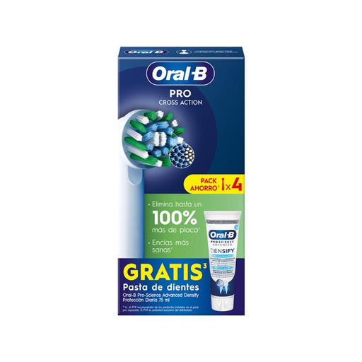 Cabeças Pro Crossaction + Pasta de Dentes - Oral-b - 1