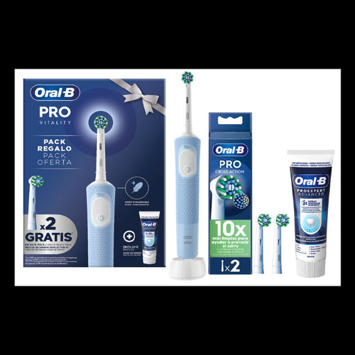 Pack Vitality Pro Azul Escova Elétrica - Oral-b - 1