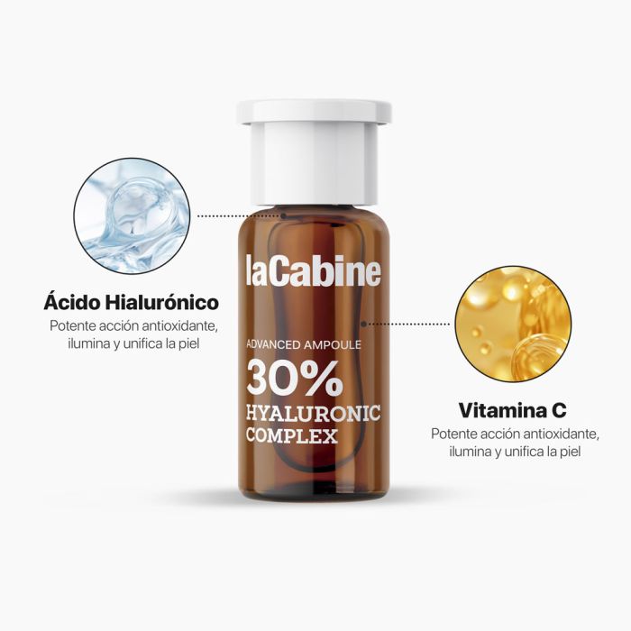 Ampola Avançada 30% Complexo Hialurônico + Vitamina C 2ml - La Cabine - 2