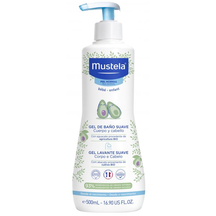 Gel de Banho Suave para Bebês - Mustela - 1