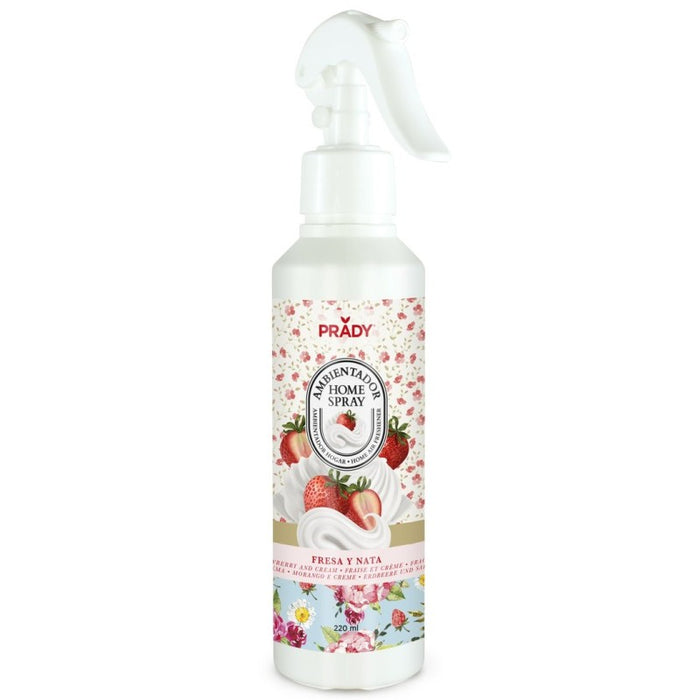 Aromatizante em Spray para Casa - Prady: Tipo - Fresa y Nata 220ml