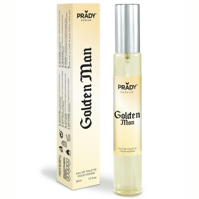 Eau de Toilette Golden Man 33ml - Prady - 1