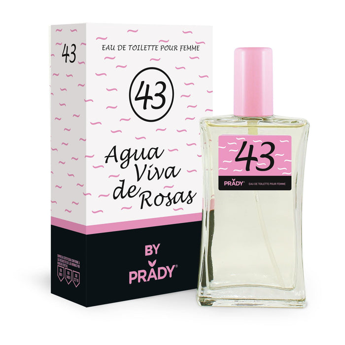 Eau de Toilette Água Viva de Rosas 90ml - Prady - 1