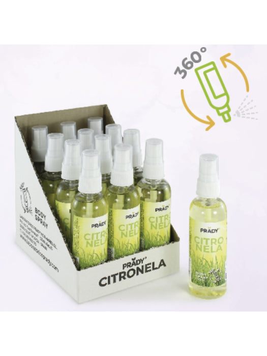 Spray Corporal de Citronela - 100ml - Prady | Refrescante Natural e Antimosquitos para o Verão - Prady - 1