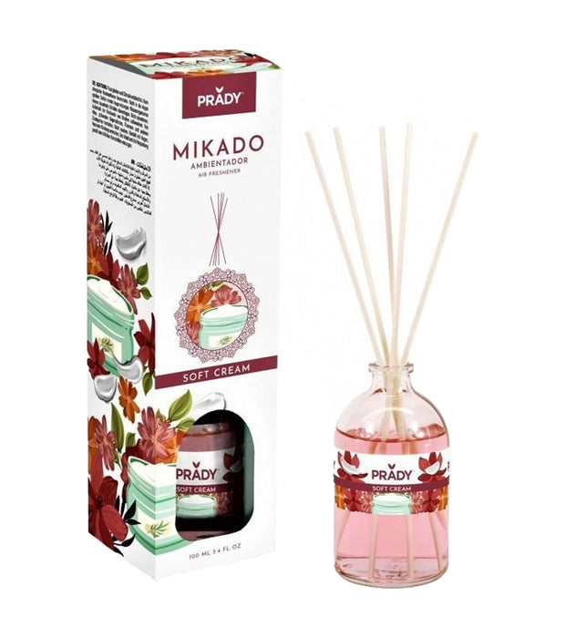 Difusor de ambiente Mikado 100ml - Prady : Soft Cream - 1