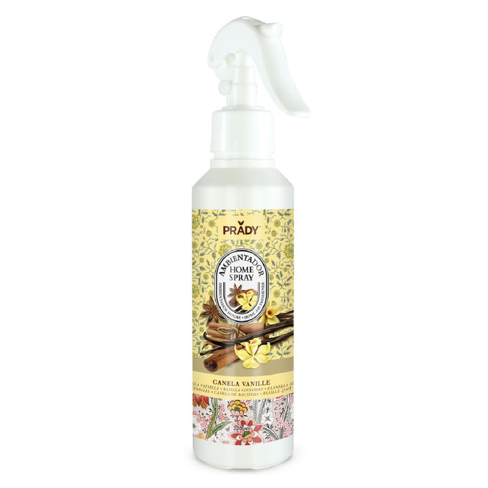 Aromatizante em Spray para Casa - Prady: Tipo - Canela Vanille 220ml