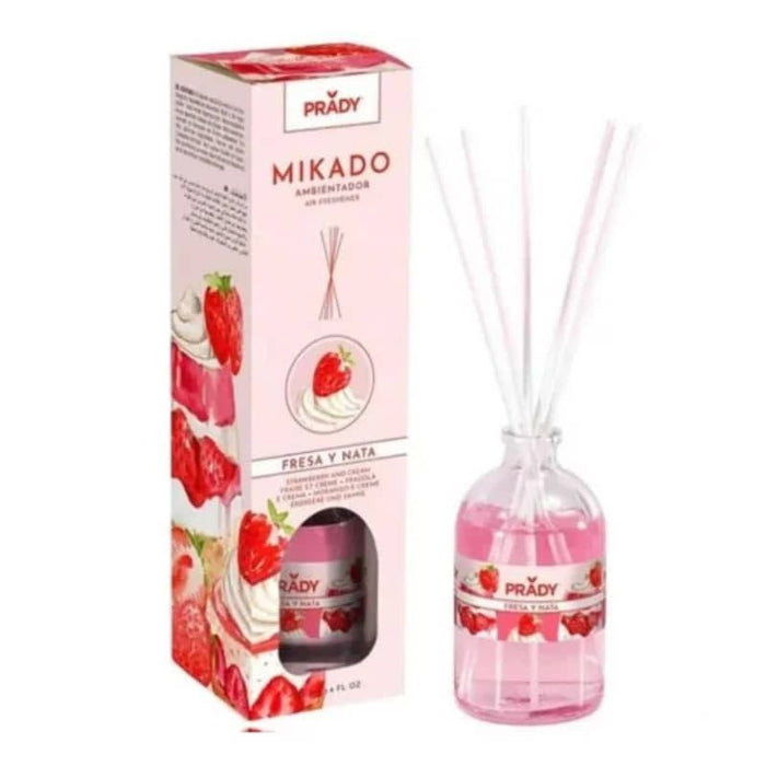 Difusor de ambiente Mikado 100ml - Prady : Fresa y Nata - 1