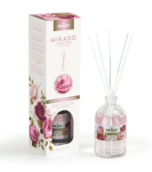 Difusor de ambiente Mikado 100ml - Prady : Rosa de Bulgaria - 1