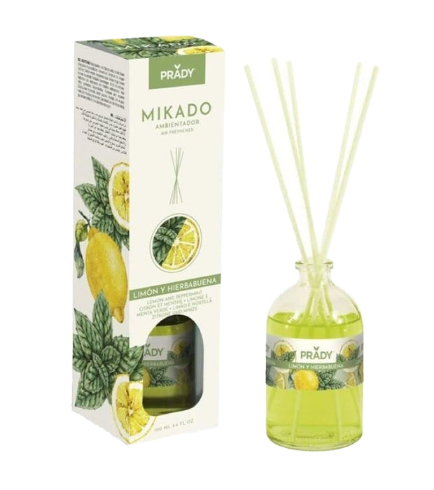 Difusor de ambiente Mikado 100ml - Prady : Limón y Hierbabuena - 1