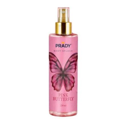 Bruma Corporal Brilhante com Aloe Vera - Yani 250ml - Prady : PINK BUTTERFLY - 1