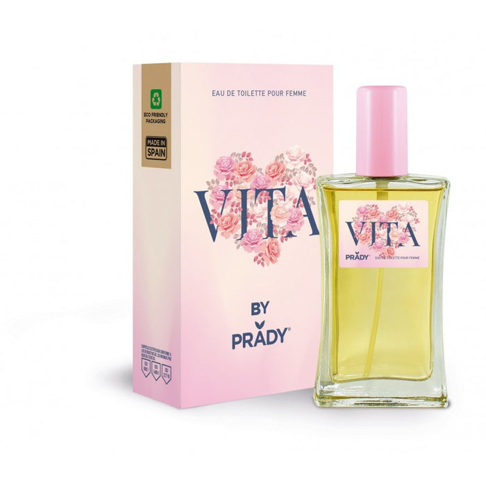Eau de Toilette Vita - 100 ml - Prady | Fragrância Cítrica, Vital e Leve para Mulher - Prady - 1