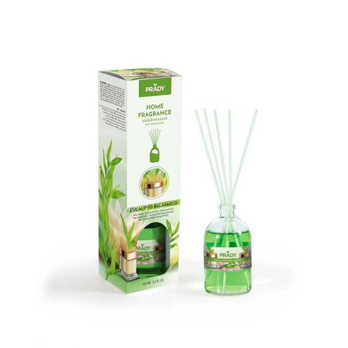 Difusor de ambiente Mikado 100ml - Prady : Eucalipto Balsámico - 1