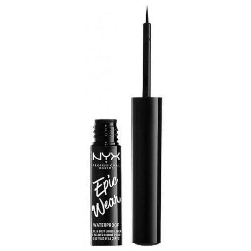 Epic Wear Eyeliner Líquido Semi Permanente - Professional Makeup - Nyx - 1