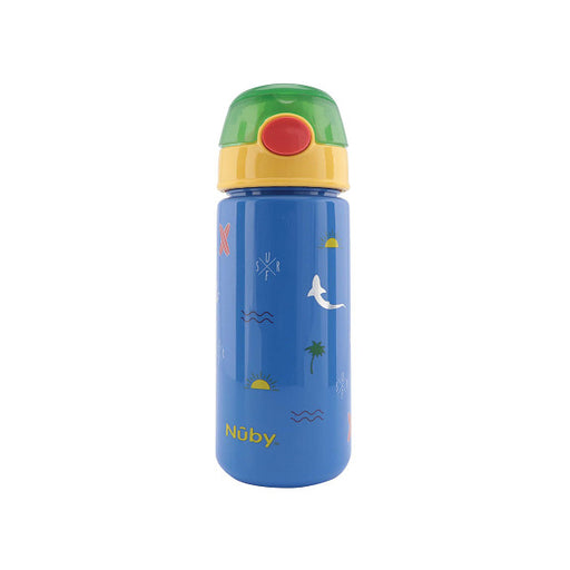 Copa com botão de pressão e surf de palha - Nuby - 1