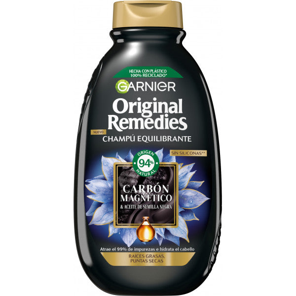 Shampoo Equilibrante de Carvão Magnético - Garnier - 1