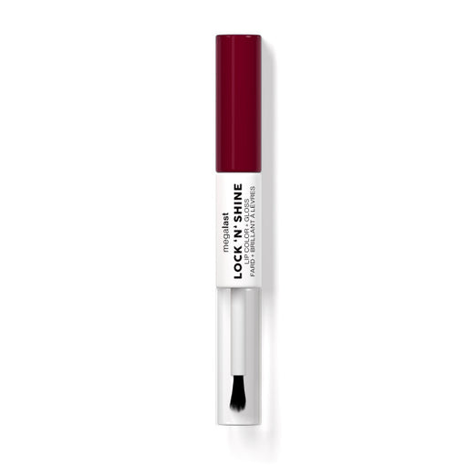 Labial Líquido 2 en 1 Mega Last Lock 'n Shine Lip Color + Gloss - Wet N Wild - 1