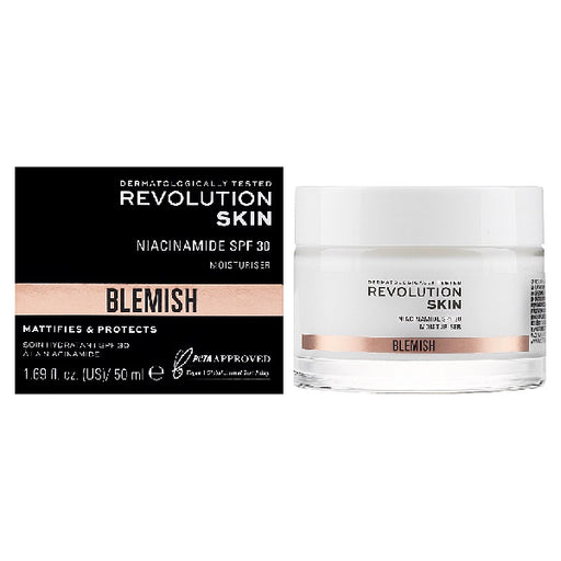 Creme facial hidratante SPF30 com niacinamida - Blemish - Revolution Skincare - 1