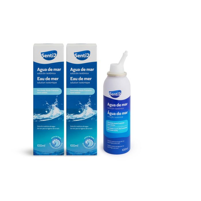Spray Nasal Água do Mar - Senti-2 : 2x 100ml - 1
