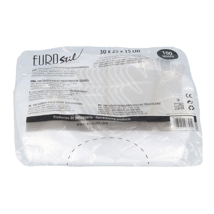 Luvas Descartáveis 100un 30x25x15cm (07304) - Eurostil - 1