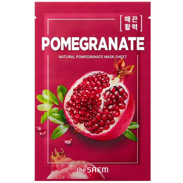 Máscara de Romã - Folha de Máscara de Romã Natural 21ml - The Saem - 1