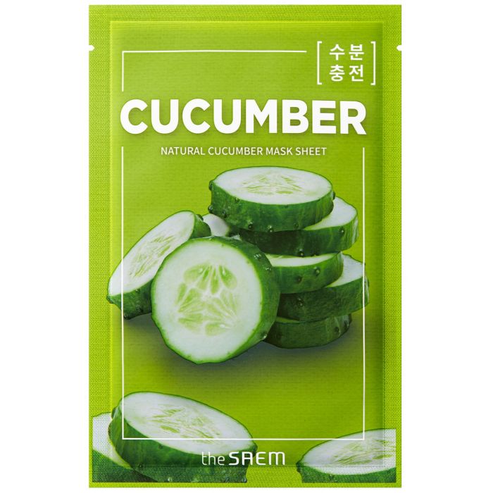Máscara de Pepino - Folha de Máscara de Pepino Natural 21ml - The Saem - 1