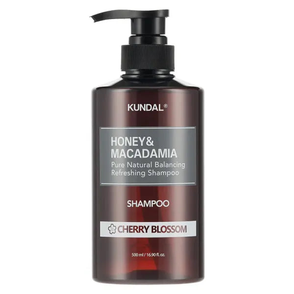 Honey & Macadamia Nature Shampoo - Cherry Blossom - 500 ml - Kundal - 1
