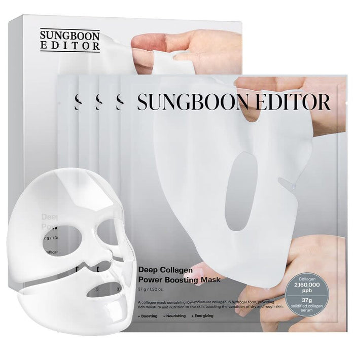 Deep Collagen Power Boosting Mask - Power Boosting - 37 g (4 unidades) - Sungboon Editor - 1