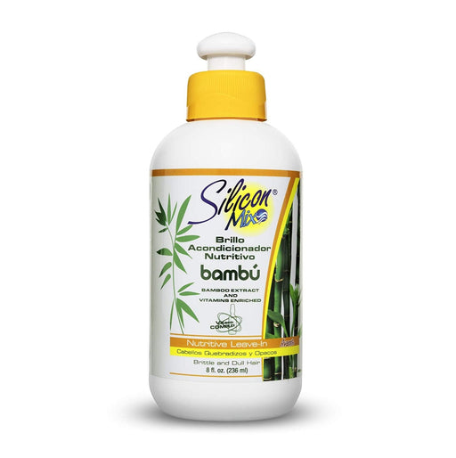 Condicionador Nutritivo Sem Enxágue Leave-In Bambu - Silicon Mix : 236 ML - 1
