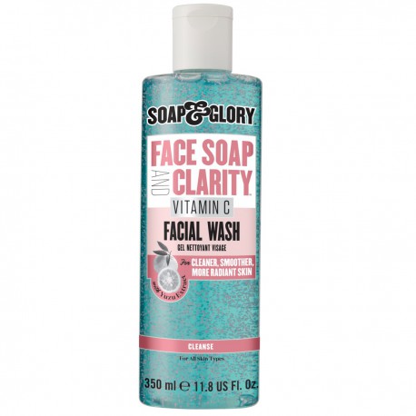 Sabonete Facial Face and Clarity Vitamina C - 350ml - Soap & Glory - 1