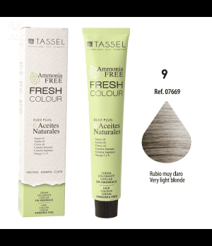 Tinta Fresh Colour sem Amônia 100ml - Tassel : 9 - Rubio muy claro - 1