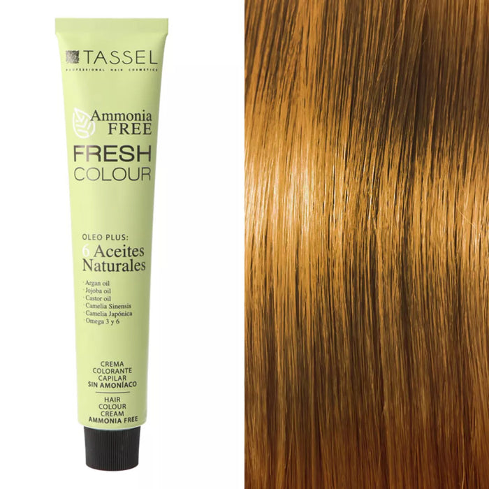 Tinta Fresh Colour sem Amônia 100ml - Tassel : 7.3 Rubio medio dorado - 1