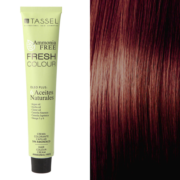 Tinta Fresh Colour sem Amônia 100ml - Tassel : 6.64 Rubio oscuro rojo cobre - 1
