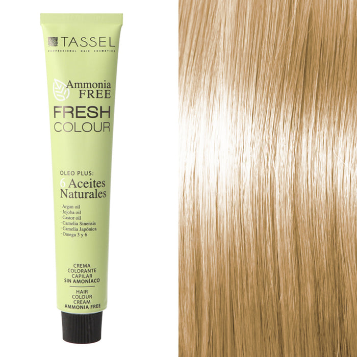 Tinta Fresh Colour sem Amônia 100ml - Tassel : 12.1 Super aclarante rubio ceniza - 1