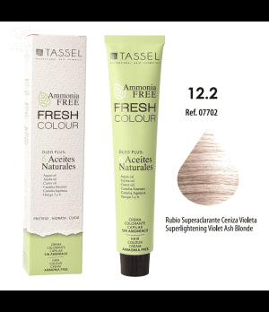 Tinta Fresh Colour sem Amônia 100ml - Tassel : 12.2 Super aclarante rubio ceniza violeta - 1