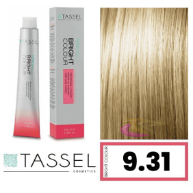 5 Castanho Claro - Tintura com Óleo de Argan e Queratina 100 ml - Tassel : 9.31 Rubio Muy Claro Dorado Ceniza - 1