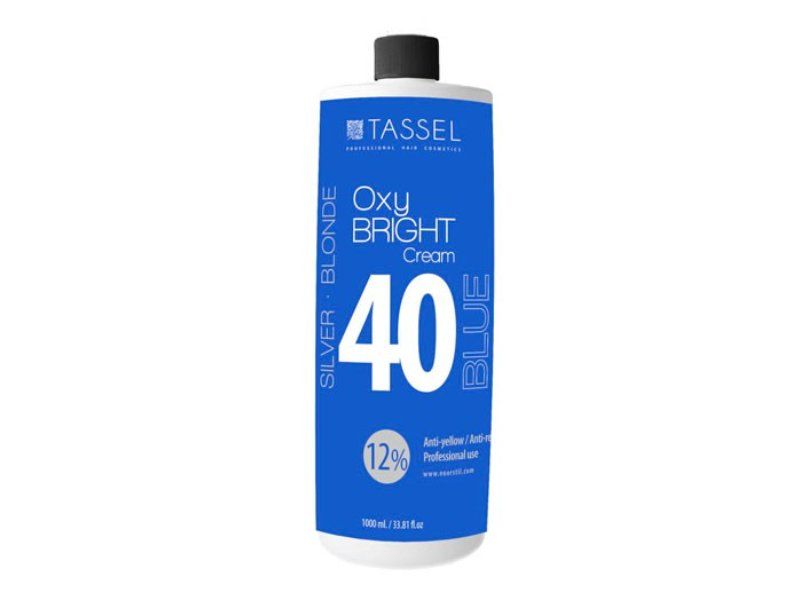 Creme Oxy Bright Azul 40 Volumes 1000 ml - Tassel - 1