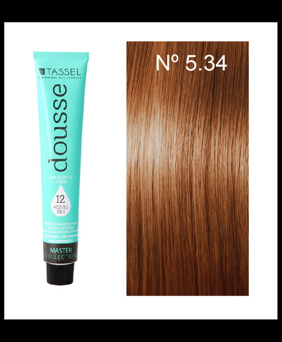 Tonalidade Tassel Dousse Master Collection - 100 ml | 11 tons Base com 12 Óleos Essenciais - Tassel : 5.34 - CAST.CLARO DOR.COBRIZO - 1