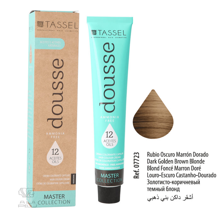 Tonalidade Tassel Dousse Master Collection - 100 ml | 11 tons Base com 12 Óleos Essenciais - Tassel : 6.83 - RUBIO OSC.MARRON DORADO - 1