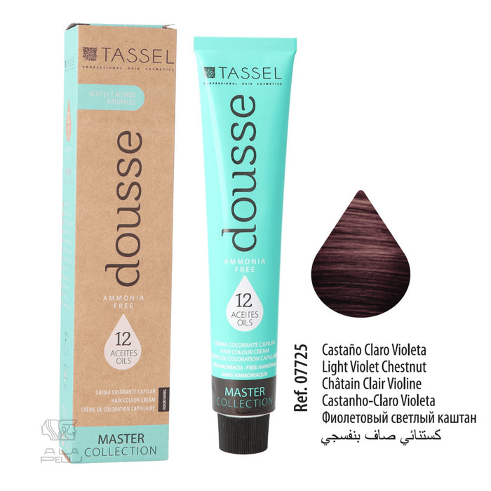 Tonalidade Tassel Dousse Master Collection - 100 ml | 11 tons Base com 12 Óleos Essenciais - Tassel : 5.6 - CASTAÑO CLARO VIOLETA - 1