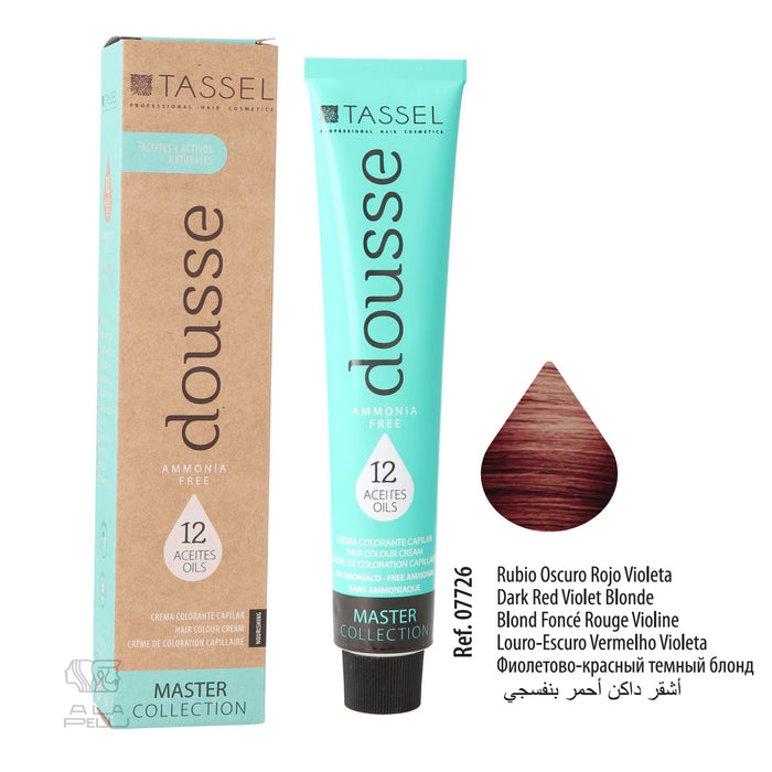 Tonalidade Tassel Dousse Master Collection - 100 ml | 11 tons Base com 12 Óleos Essenciais - Tassel : 6.56 - RUBIO OSC ROJO VIOLETA - 1