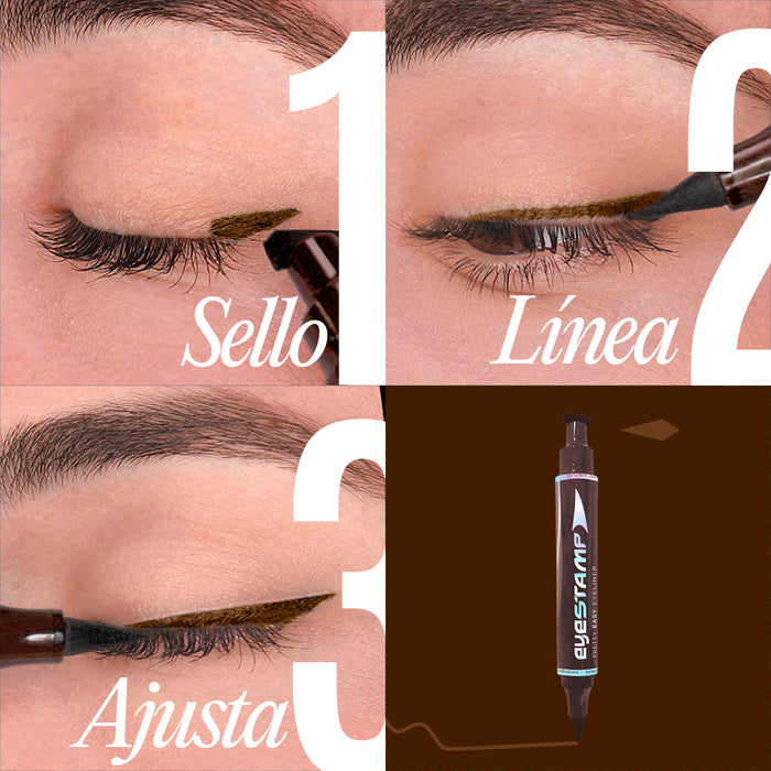 Eyestamp Castanho - Marrom - Trending Pro - 6