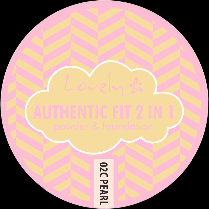 Maquiagem e Pó 2 em 1 Authentic Fit - Lovely : N2 - 1